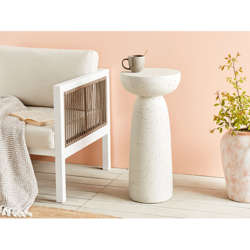 Mesa de apoio CADINI Branco creme Mesa de apoio CADINI Branco creme