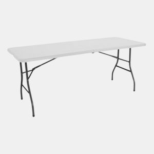 Mesa dobrável 240cm retangular branca Thinia Home