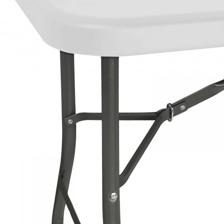 Pack de 2 mesas dobráveis u200Bu200B240cm retangulares brancas Catering Thinia Home
