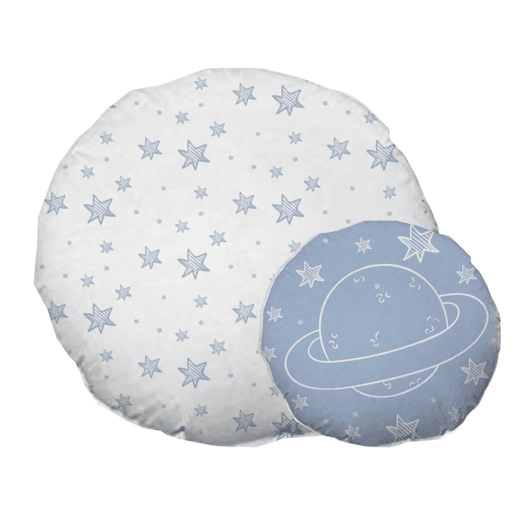 Almofadas set de 2 algodão azul 30x3050x50cm Almofadas set de 2 algodão azul 30x3050x50cm