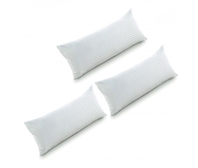 Almohada de pack 3 fibra tacto pluma 90/70/70cm