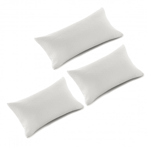 Almofada Pack 3 100% visco e pur 907070cm Almofada Pack 3 100% visco e pur 907070cm