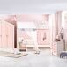Cama infantil casita aglomerado Cama infantil casita aglomerado Rosa