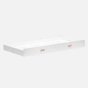 Gaveta de arrumação em MDF branco 21.3x201,4x96,7cm