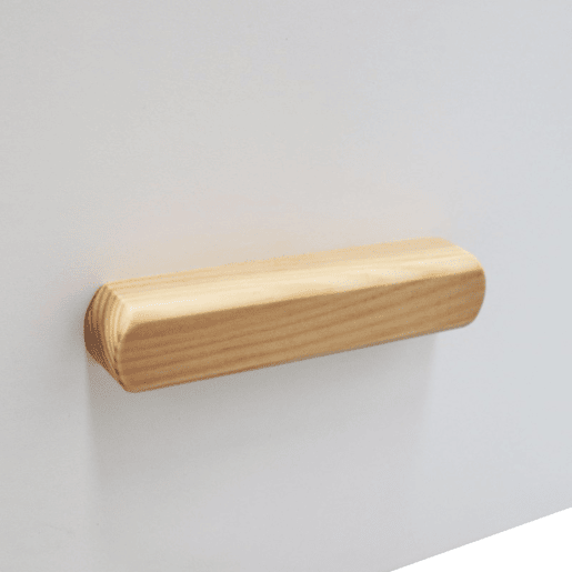 Gaveta de arrumação em MDF branco 21.3x201,4x96,7cm