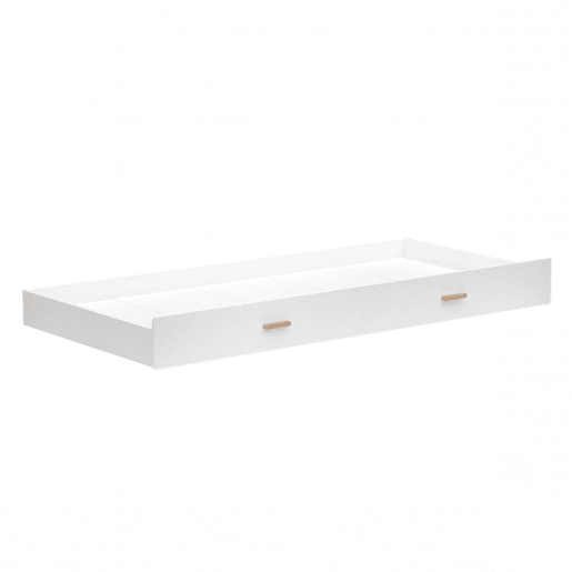 Gaveta de arrumação em MDF branco 21.3x201,4x96,7cm
