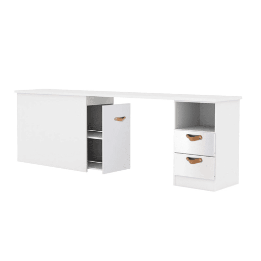 Secretária com armazenamento Lea 76,5x202242x45