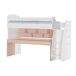 Cama alta + escritorio Cama alta + escritorio Blanco