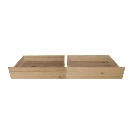 Gavetas Set de 2 camas em madeira pinho 24,8x94x62cm