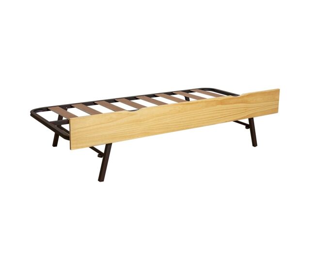 Cama de arrastre elevable madera pino 90x190cm