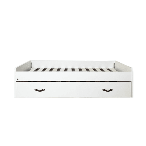 Cama + gavetas aglomerado branco com estrado 90x190cm