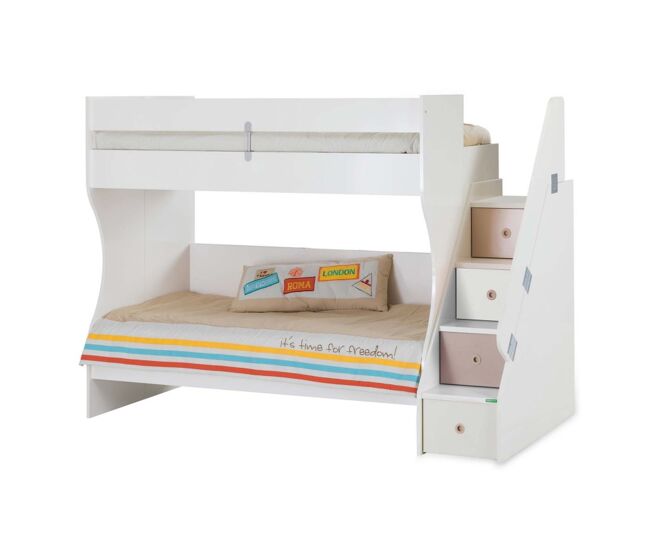 Litera aglomerado blanco 90x190/90x190cm