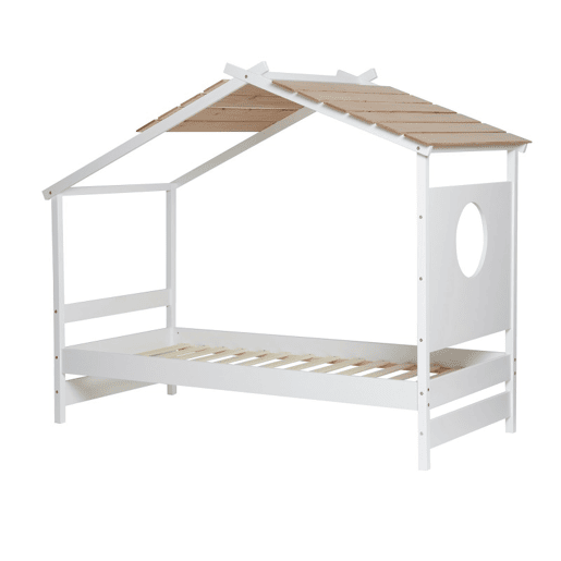 Beliche de madeira branco 90x190cm