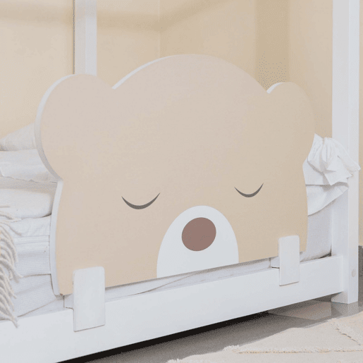 Grade de cama em aglomerado bege 45x87x2cm