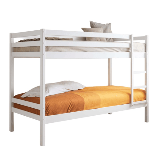 Beliche de madeira branco 90x19090x190cm Beliche de madeira branco 90x19090x190cm