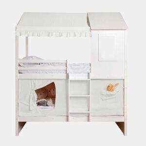 Cobertura do beliche Casita de algodão branco 70x198154x133cm