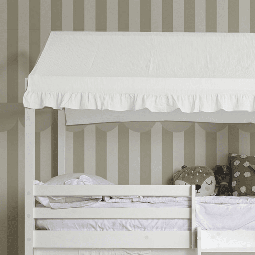 Cobertura do beliche Casita de algodão branco 70x198154x133cm