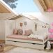 Cama cabaña + cama elevable Cama cabaña + cama elevable Blanco