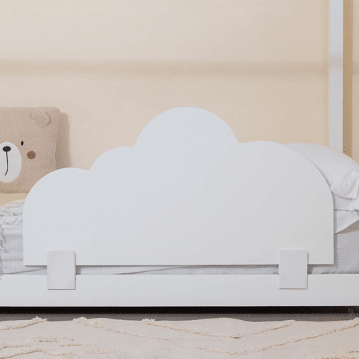 Grade de cama em aglomerado branco 45x87x2cm
