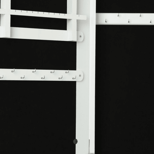 Caixa de joias com Espelho MDF branco 145x36,5x 34,5cm