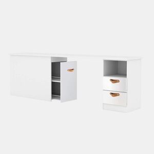 Secretária com armazenamento Lea 76,5x202242x45