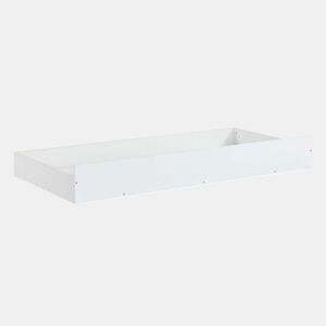 Gaveta de arrumação em aglomerado branco 14,8x189,4x94,6 cm