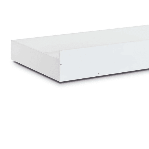 Gaveta de arrumação em aglomerado branco 14,8x189,4x94,6 cm