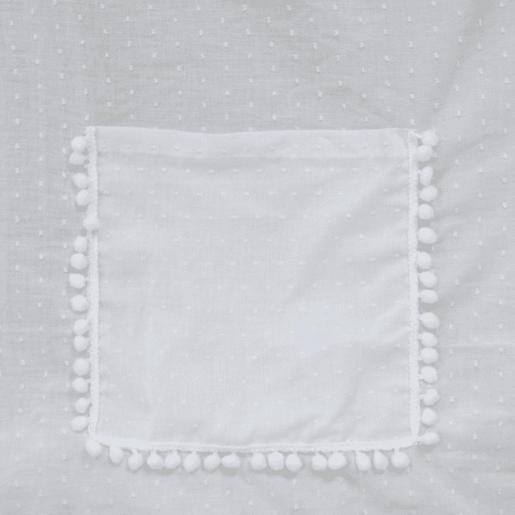 Cobertura de beliche Casita em algodão branco 70x198154x133cm