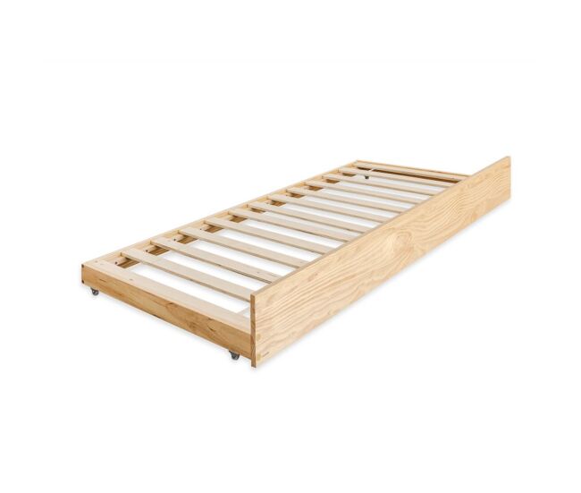 Cama de arrastre juvenil madera pino 90x180 cm
