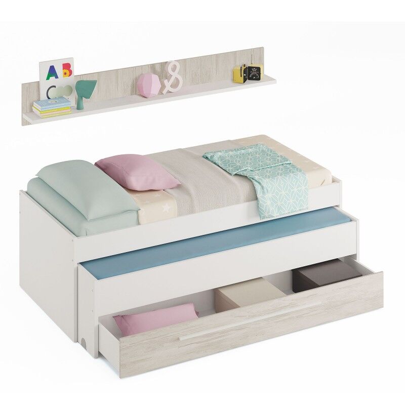 Cama y estante   + somieres