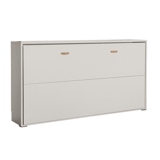 Cama dobrável em aglomerado branco 90x190cm