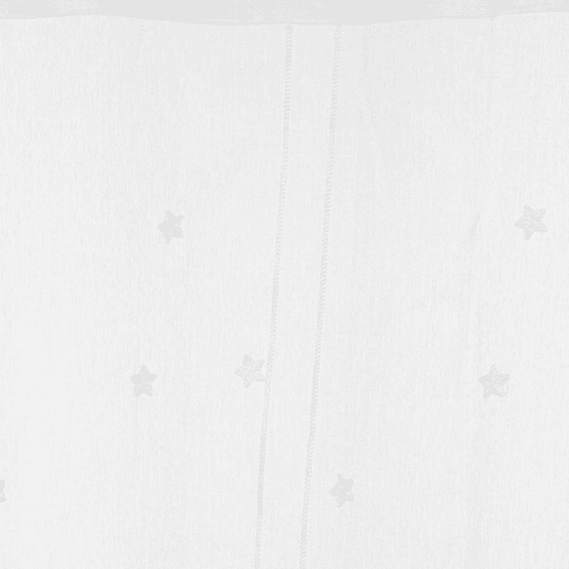 Cortina de poliéster branca 240x140cm