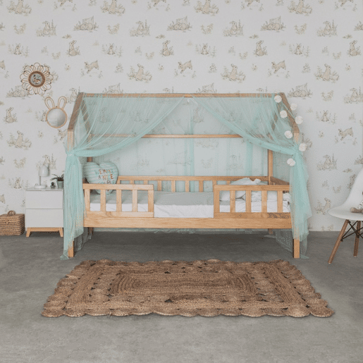 Cobertura para Swayer e Montessori tule verde 200x167cm