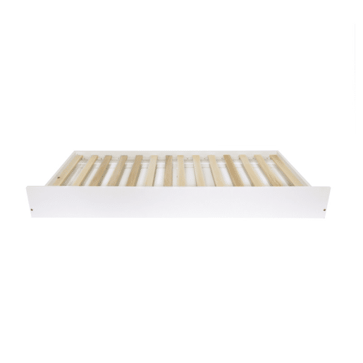 Beliche + cama extraível de madeira branca 90x19090x190cm