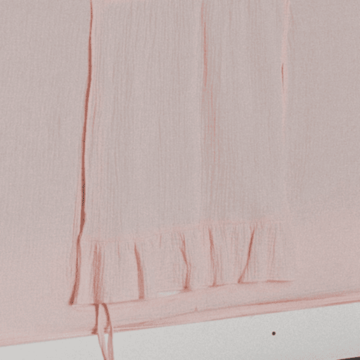 Cobertura de beliche Montessori em algodão rosa 90x196cm