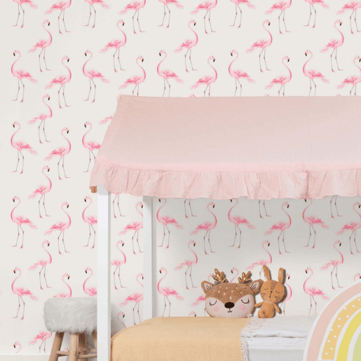 Cobertura da cama Montessori em algodão rosa 40x200,5x100cm