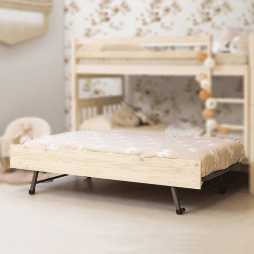 Cama elevável em MDF branco lavado 80x190cm Cama elevável em MDF branco lavado 80x190cm