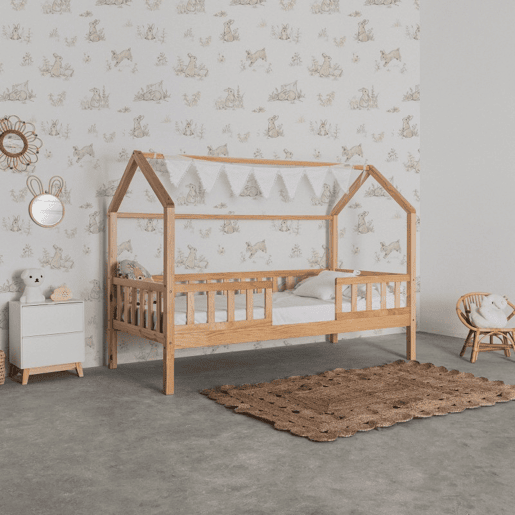 Galhardete de algodão branco 160x25cm Galhardete de algodão branco 160x25cm