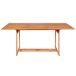 Conjunto de comedor de jardín 7 piezas madera maciza de teca Conjunto de comedor de jardín 7 piezas madera maciza de teca Marrón