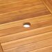 Conjunto de comedor de jardín 7 piezas madera maciza de teca Conjunto de comedor de jardín 7 piezas madera maciza de teca Marrón