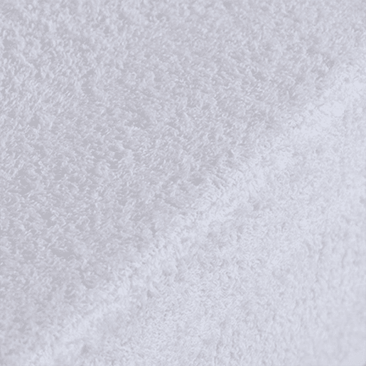 Protetor de berço de poliéster branco 78x28x4 cm