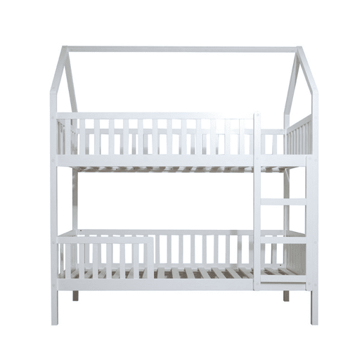 Beliche casinha de madeira branco 90x19090x190cm