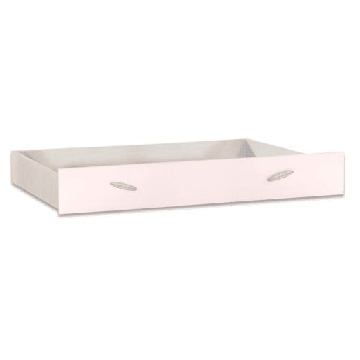 Cama criança casinha + gaveta em aglomerado rosa 90x200cm