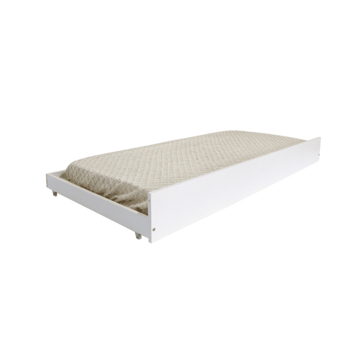 Cama crianças em madeira branco 90x180 cm