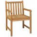 Conjunto de comedor de jardín 5 piezas madera maciza de teca Conjunto de comedor de jardín 5 piezas madera maciza de teca Marrón