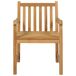 Conjunto de comedor de jardín 5 piezas madera maciza de teca Conjunto de comedor de jardín 5 piezas madera maciza de teca Marrón