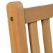 Conjunto de comedor de jardín 5 piezas madera maciza de teca Conjunto de comedor de jardín 5 piezas madera maciza de teca Marrón