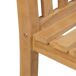 Conjunto de comedor de jardín 5 piezas madera maciza de teca Conjunto de comedor de jardín 5 piezas madera maciza de teca Marrón