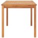 Conjunto de comedor de jardín 5 piezas madera maciza de teca Conjunto de comedor de jardín 5 piezas madera maciza de teca Marrón