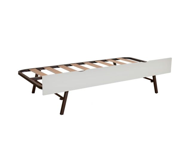 Cama de arrastre elevable mdf blanco 90x180cm